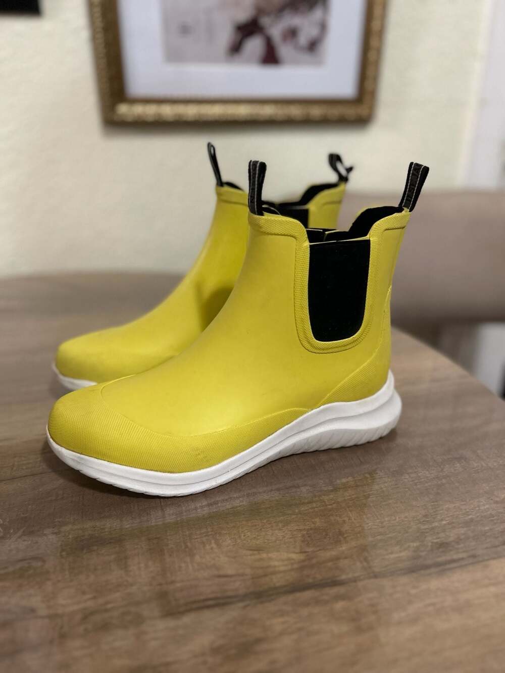 Ilse Jacobsen RUB 03C Waterproof Ankle Rain Boots in Sunbeam Yellow